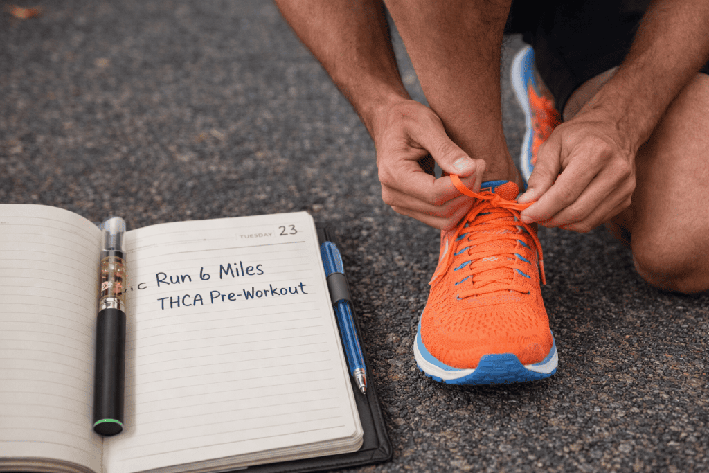 planning run that includes THCA and exercise schedule